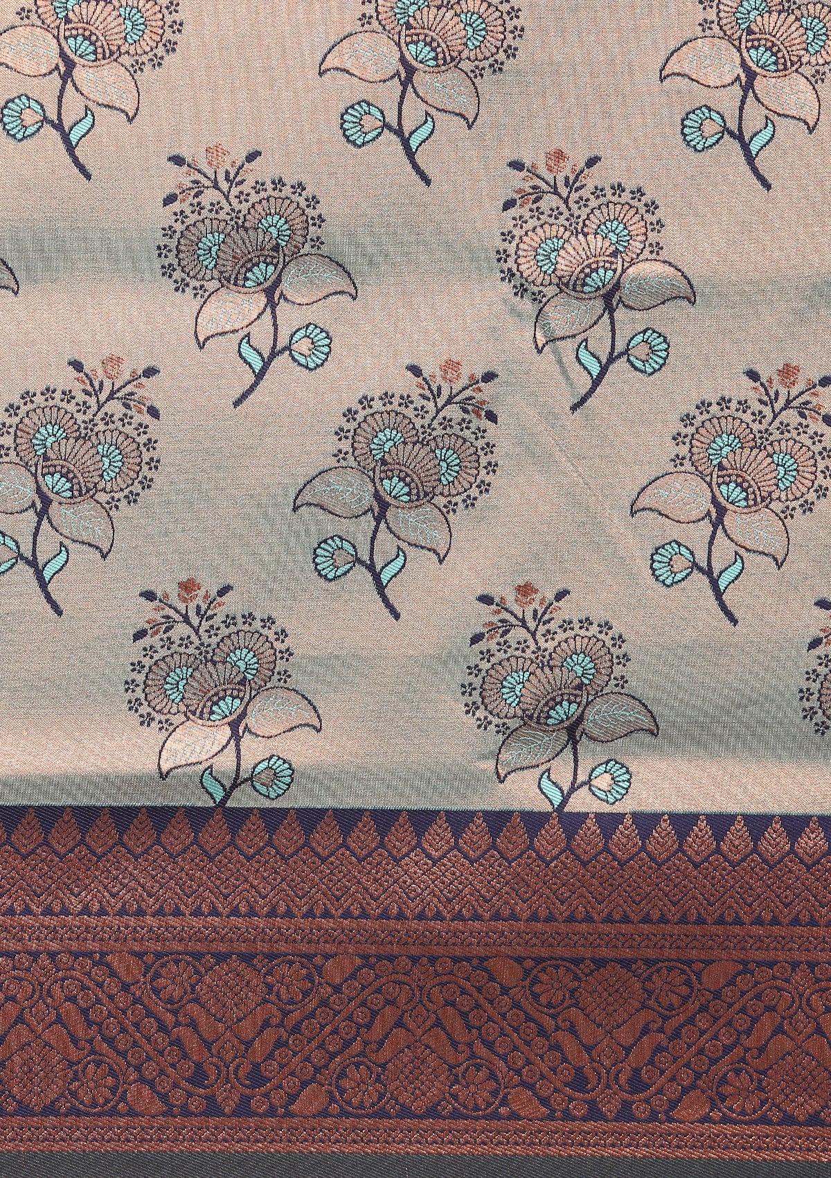 Floral Design Saree