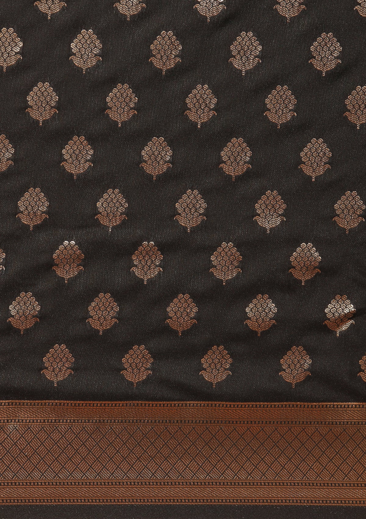 Black Art Silk Saree