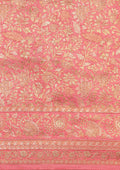 Pink Banarasi Saree - Taashi