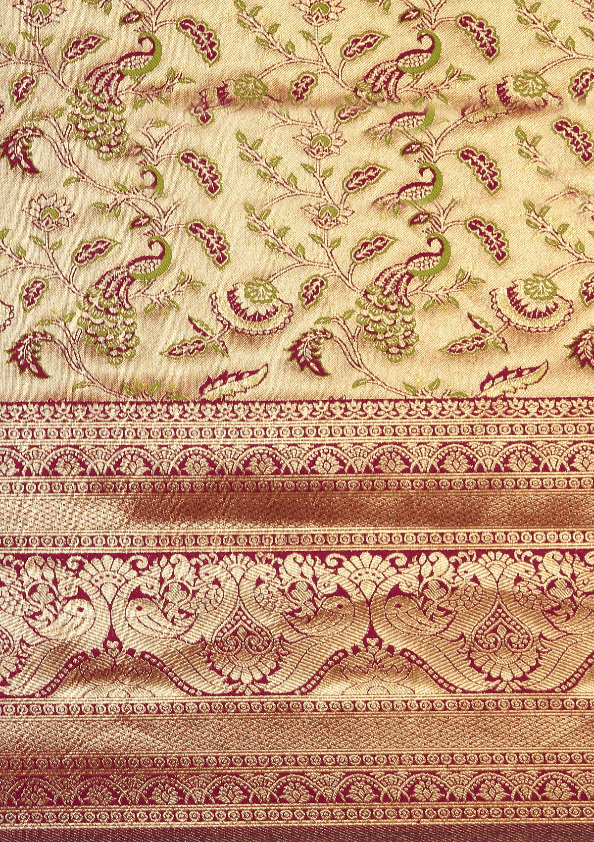 Floral Design Saree