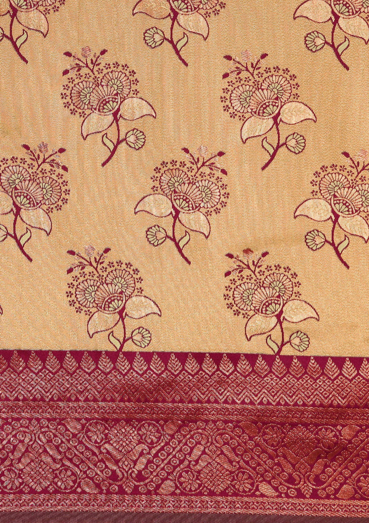 Floral Design Saree