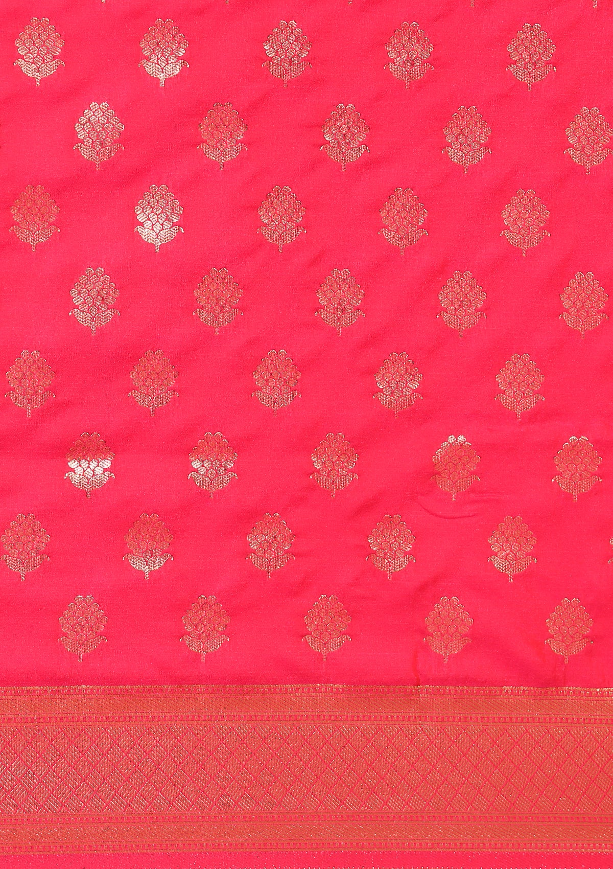 Pink Art Silk Saree
