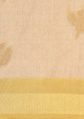 Khadi Color Leaf Woven Tussar Saree - Taashi