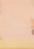 Pastel Brown Floral Woven Tussar Saree - Taashi