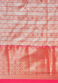 Red And Pink Color Kanchipuram Saree - Taashi