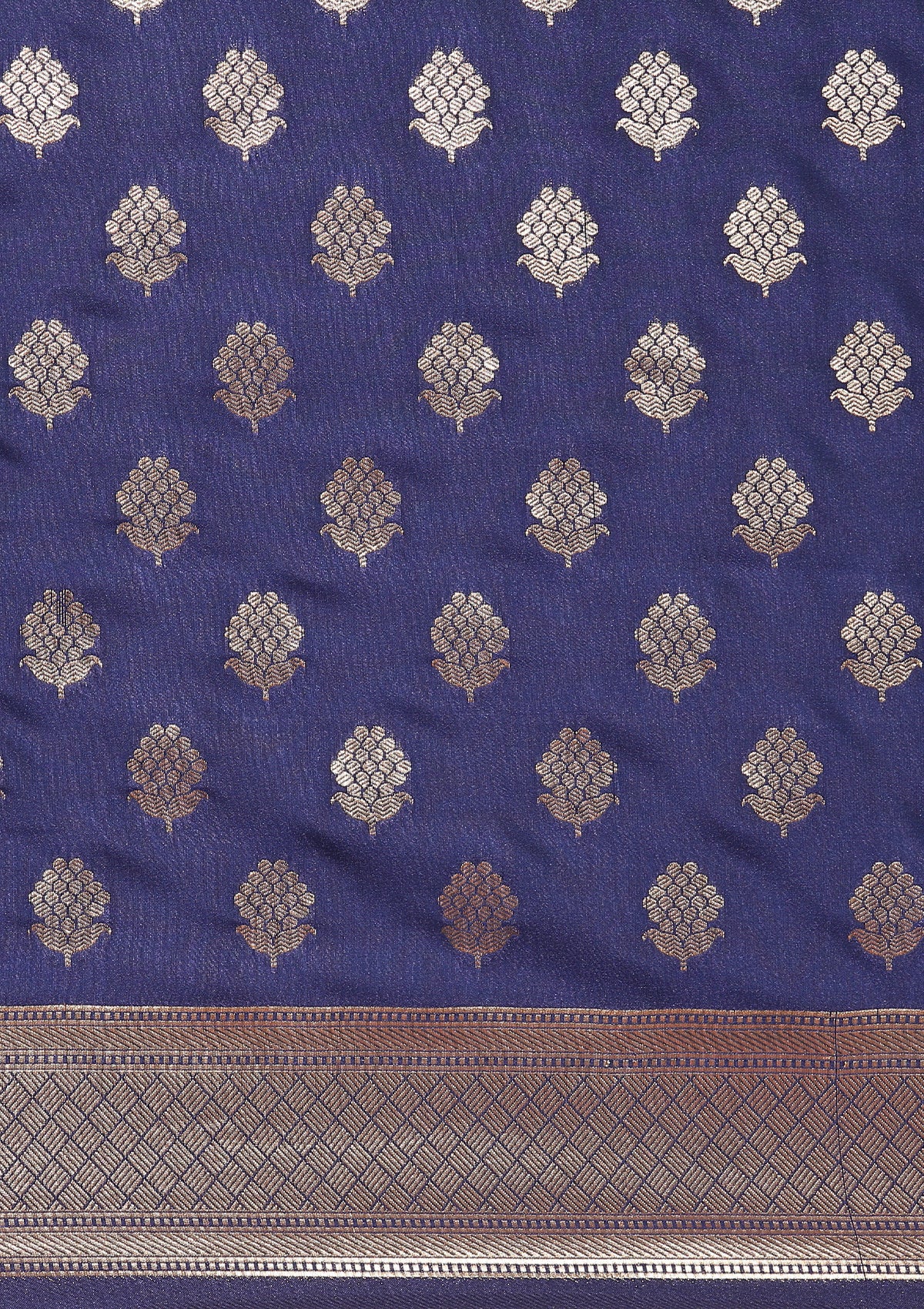 Blue Art Silk Saree