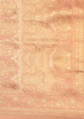 Dusty Pink Banarasi Saree - Taashi