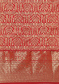 Maroon Jacquard Woven Kanchipuram Saree - Taashi