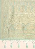 Pastel Blue Banarasi Saree - Taashi