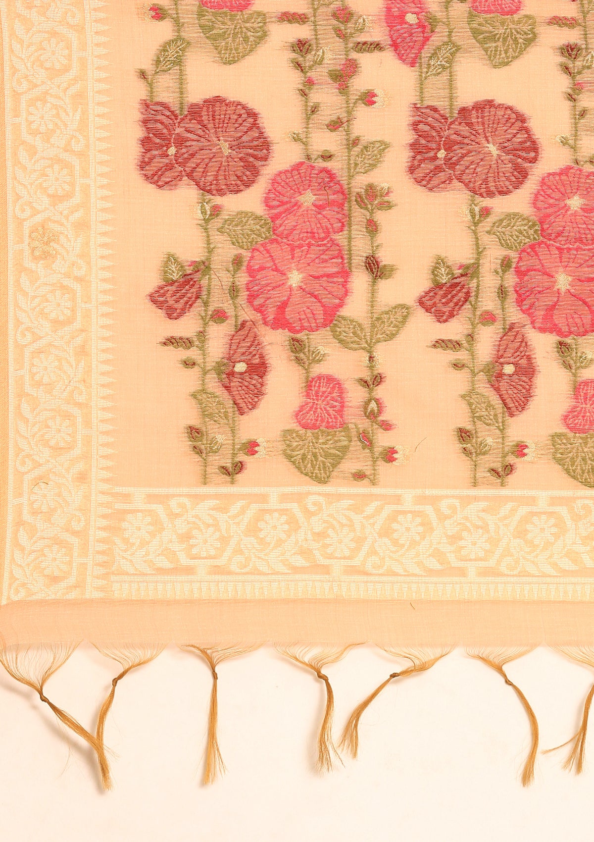 Linen Woven Saree