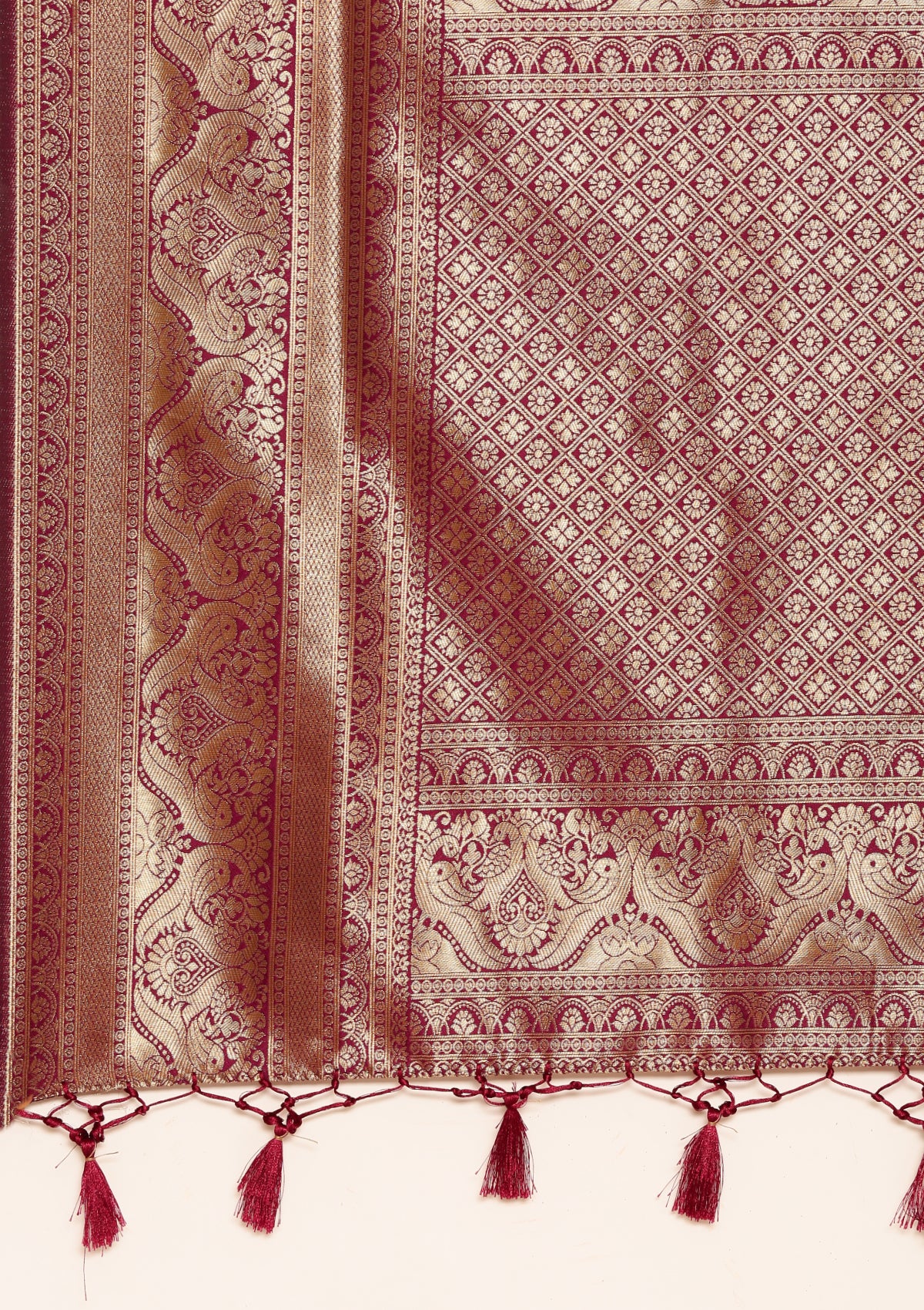 Floral Design Saree
