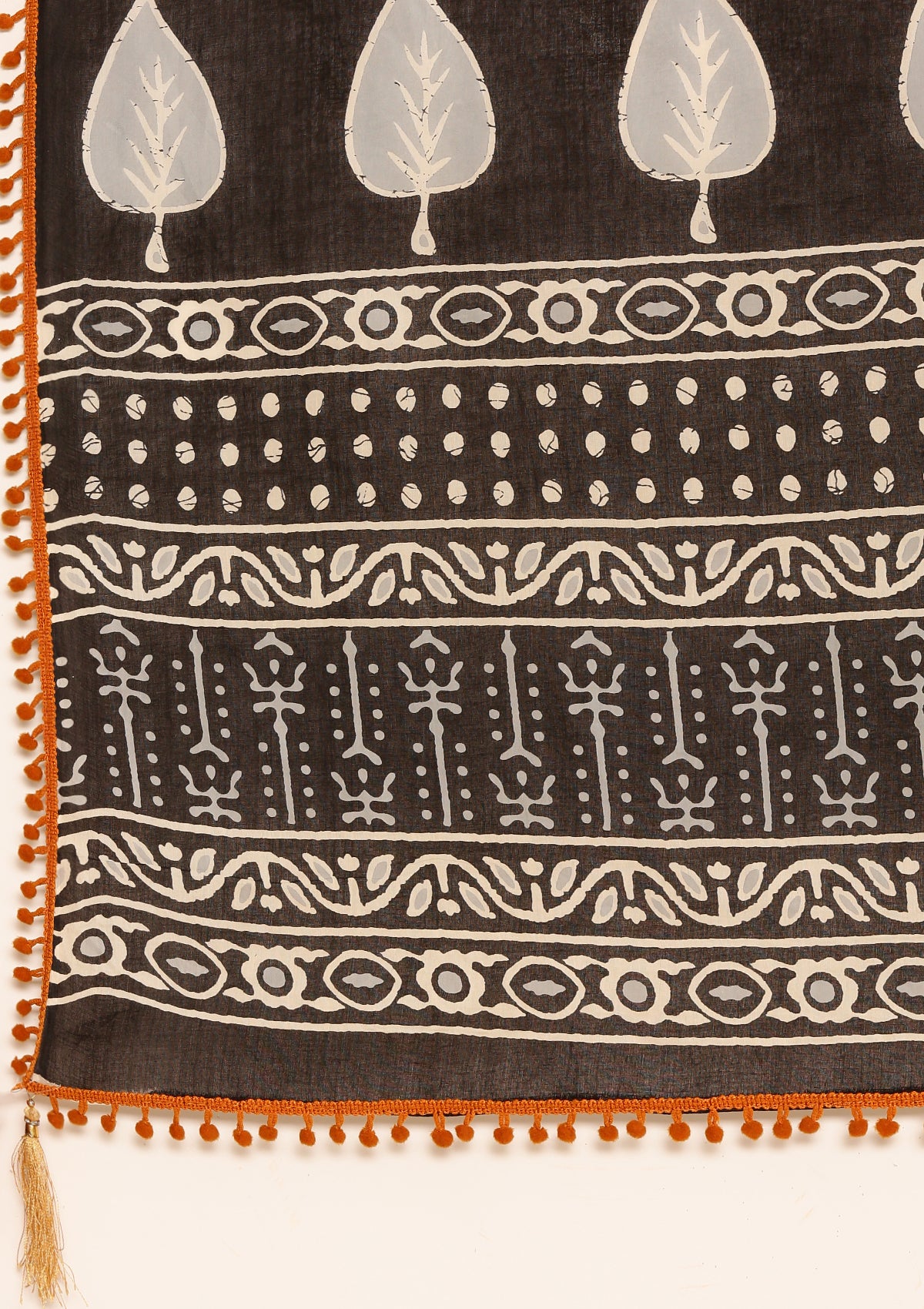 Black Cotton Saree