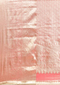 Pink Jacquard Woven Kanchipuram Saree - Taashi