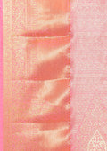 Orange And Pink Kanchipuram Saree - Taashi