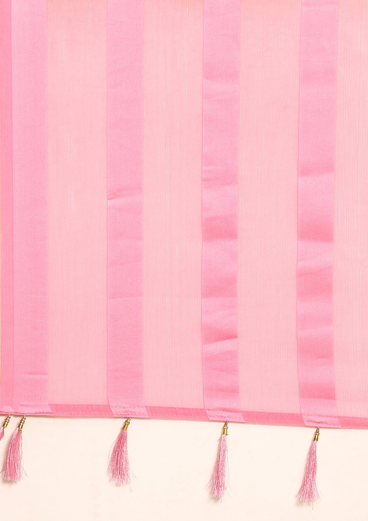 Pink Chiffon Saree
