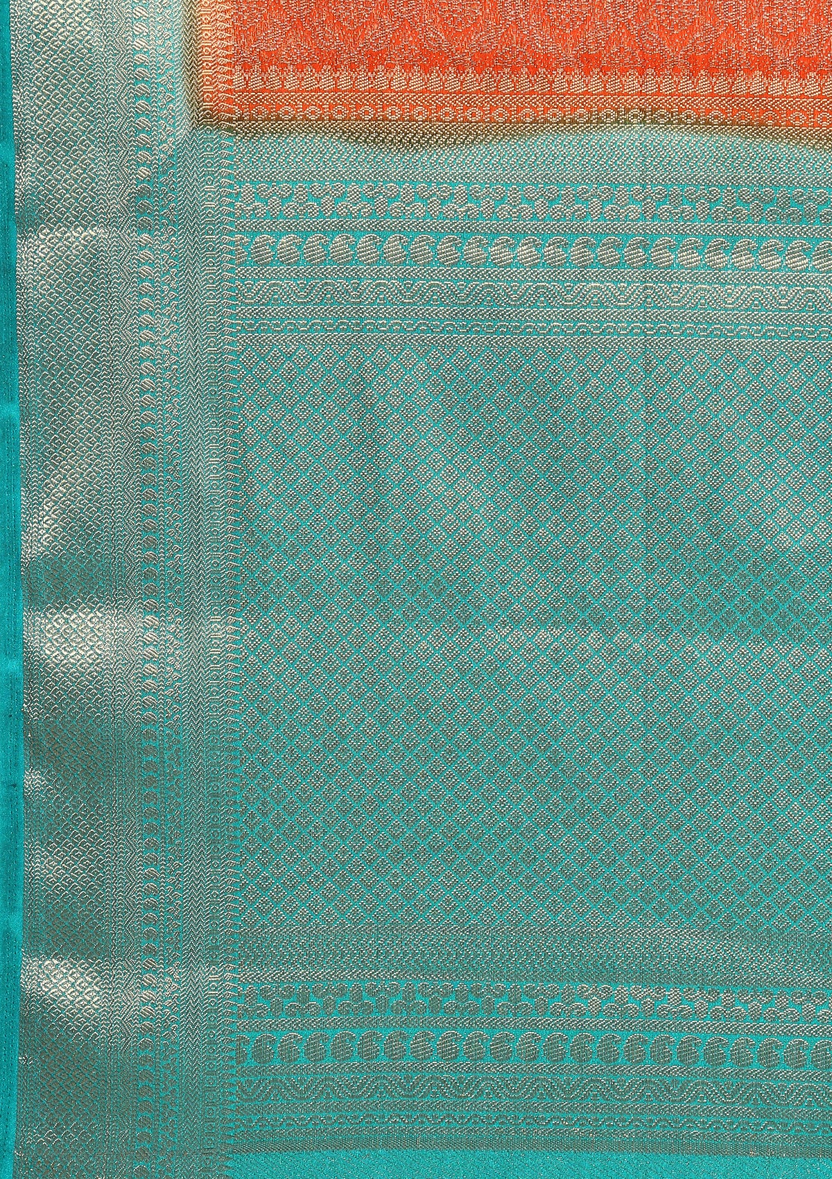 Green Semi Crepe Saree