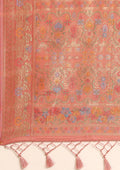 Dusty Pink Banarasi Saree - Taashi