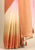 Multicolor Dyed Chiffon Saree - Taashi