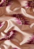 Rose Gold Tissue Brocade Weaving Silk Saree - Taashi