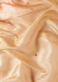 Metallic Copper Printed And EmbroideRed Organza Saree - Taashi