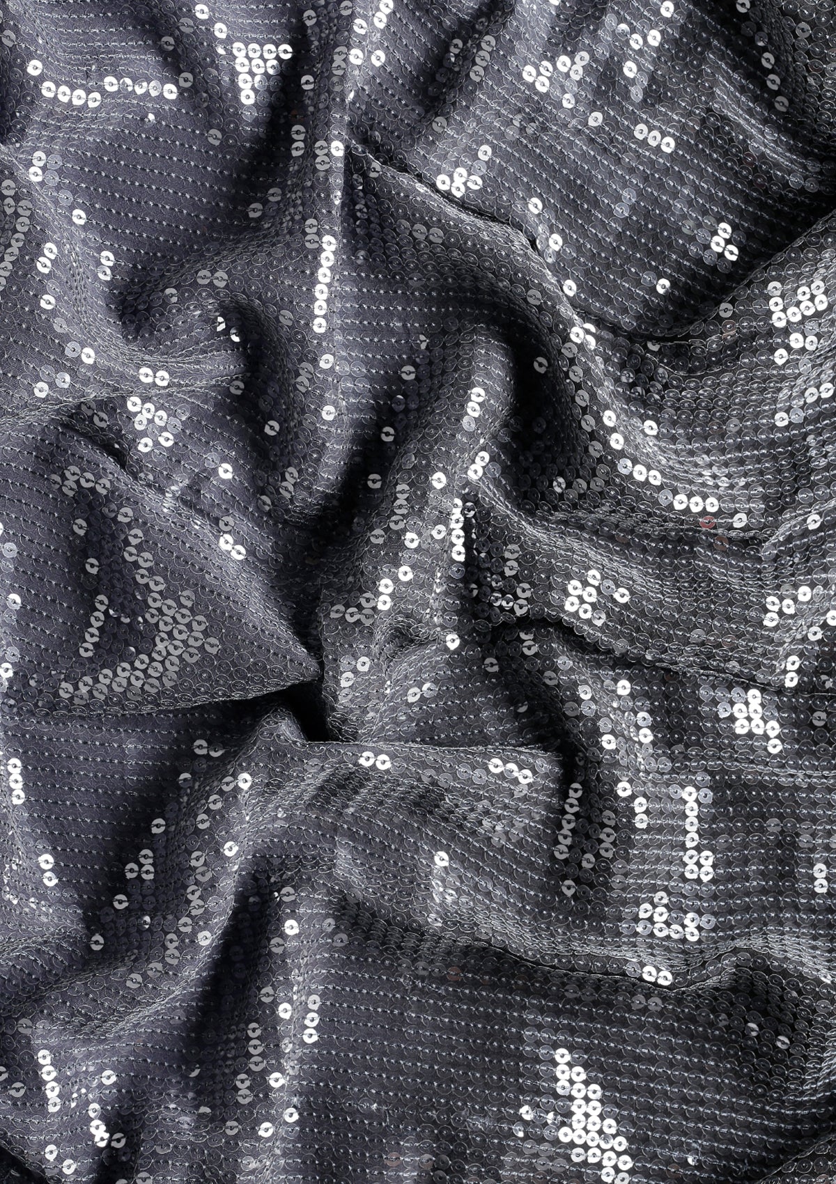 Black Ombre Crepe Saree