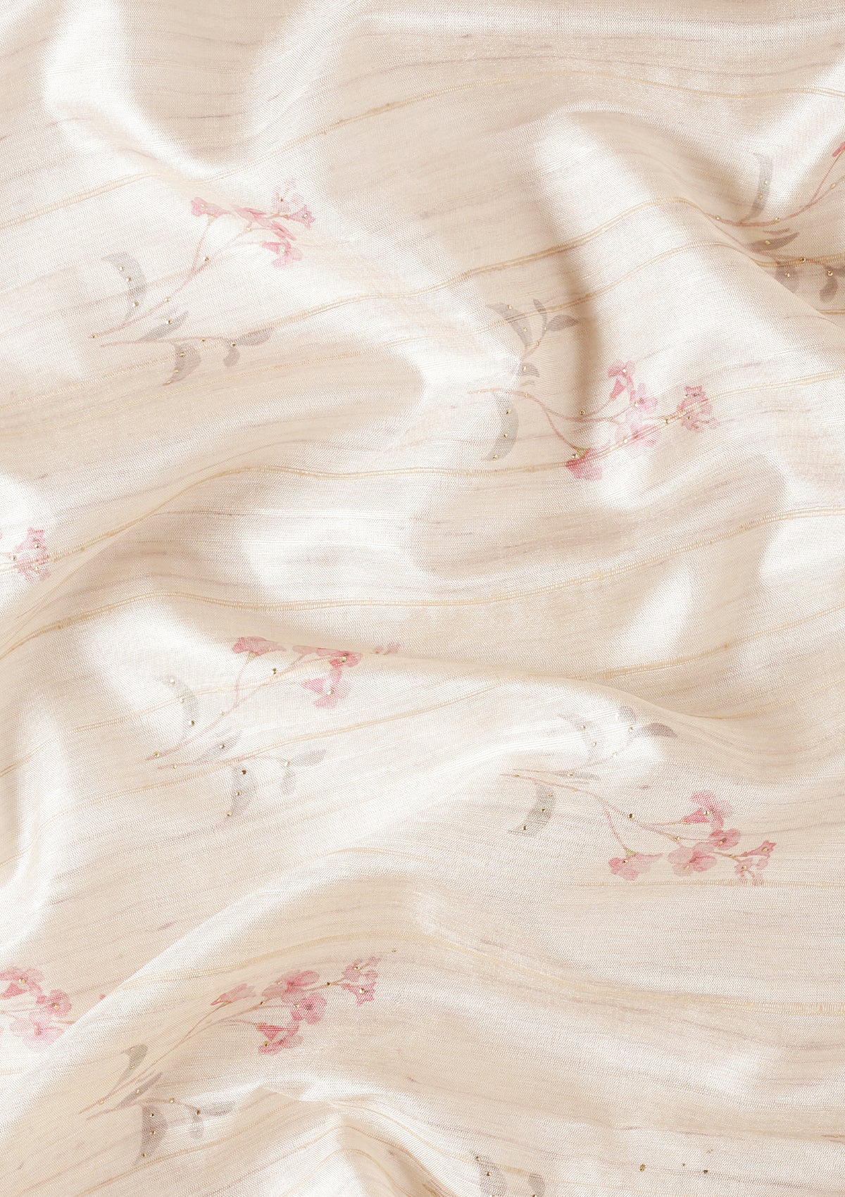 OFF White Tussar Saree