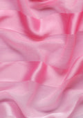 Pink Ombre Metallic Zari Striped Chiffon Saree - Taashi