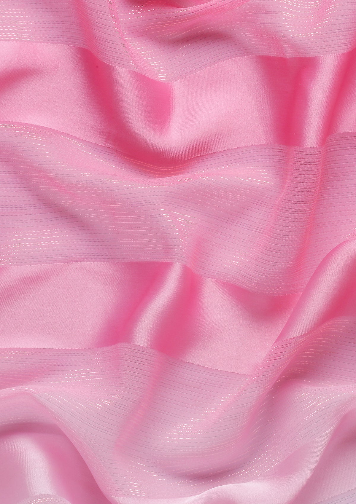 Pink Chiffon Saree