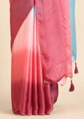 Multicolor Dyed Chiffon Saree - Taashi