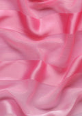 Pink Ombre Metallic Zari Striped Chiffon Saree - Taashi