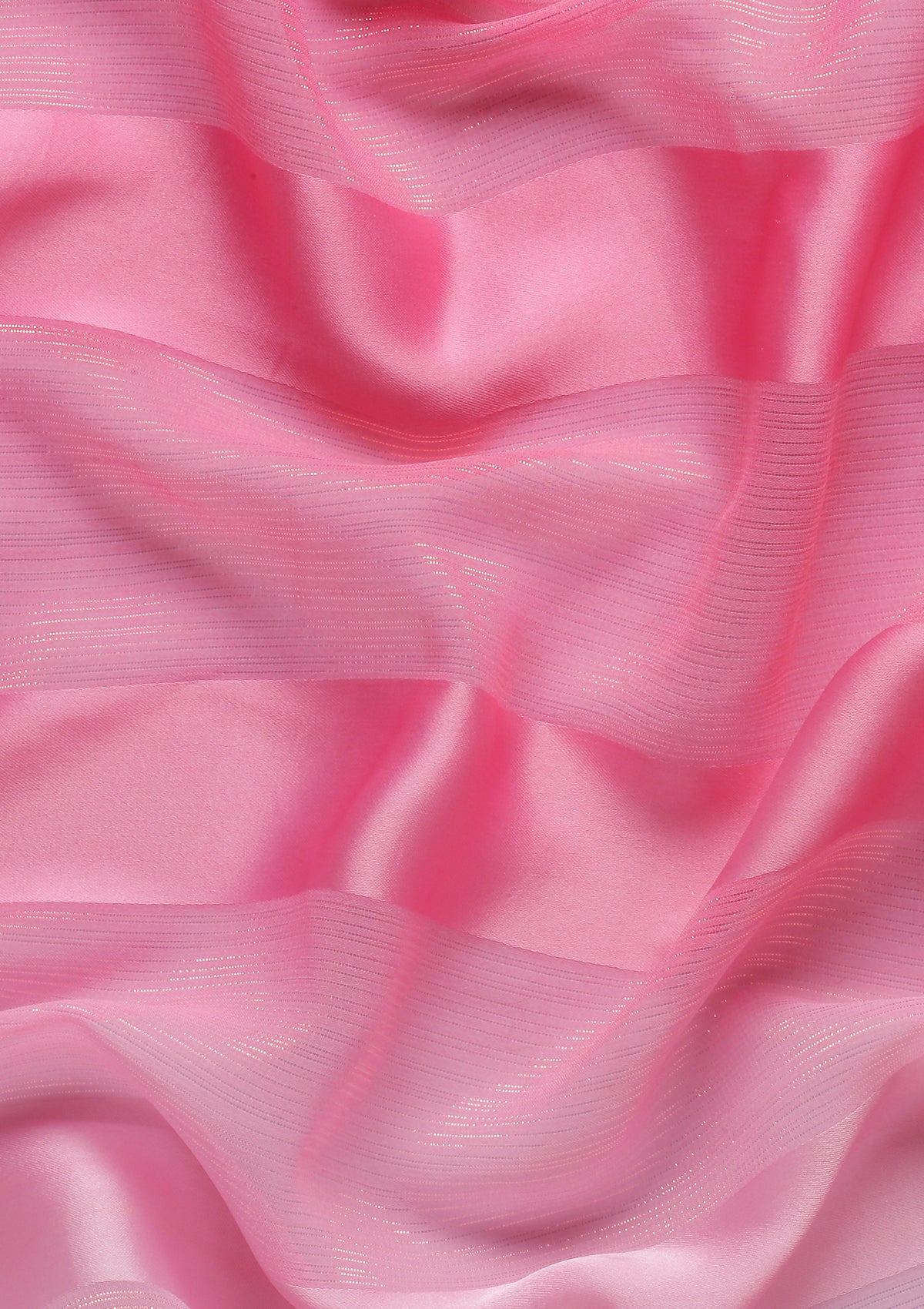 Pink Chiffon Saree