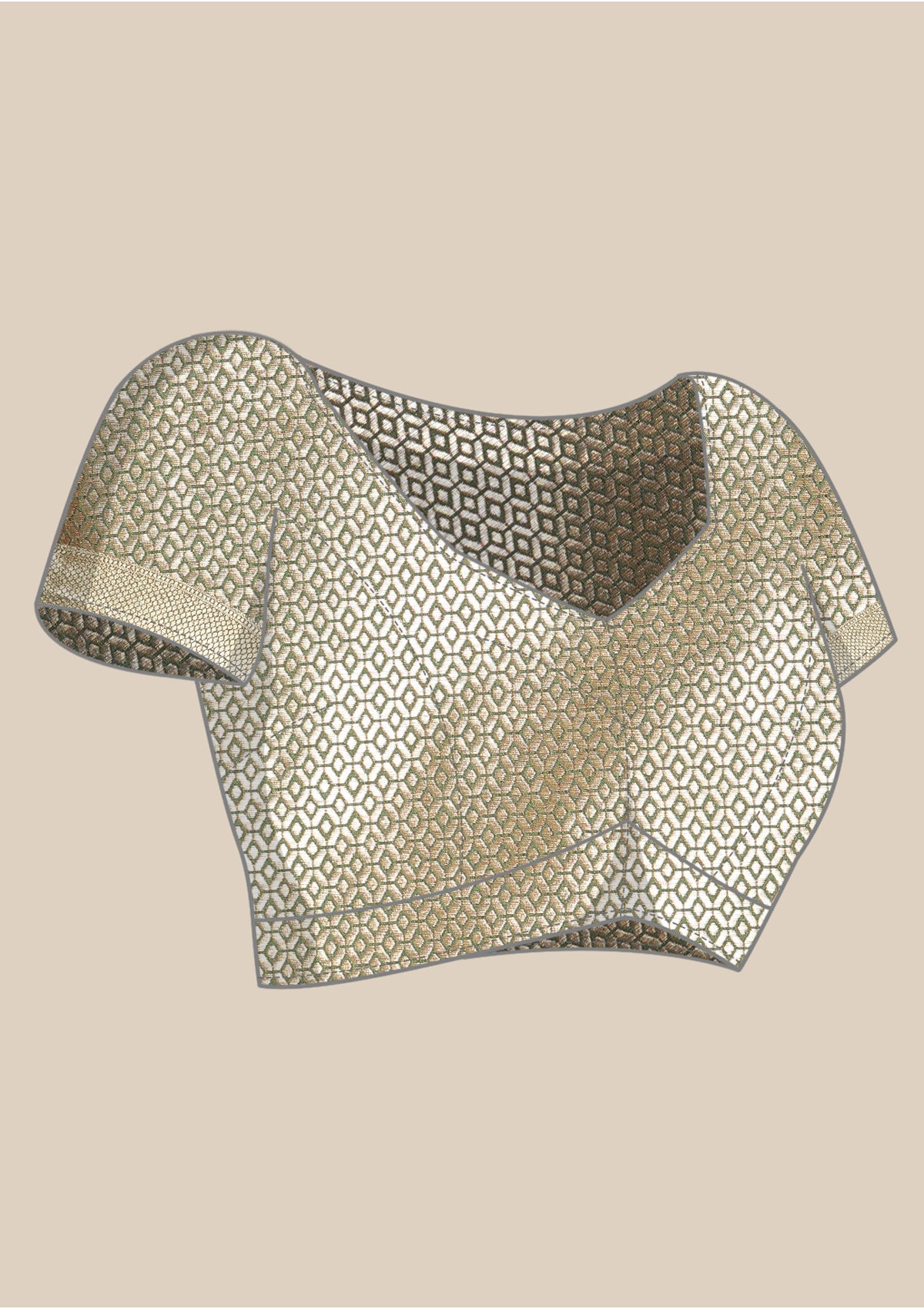 Red Allover Butta Weaving Silk Saree - Taashi