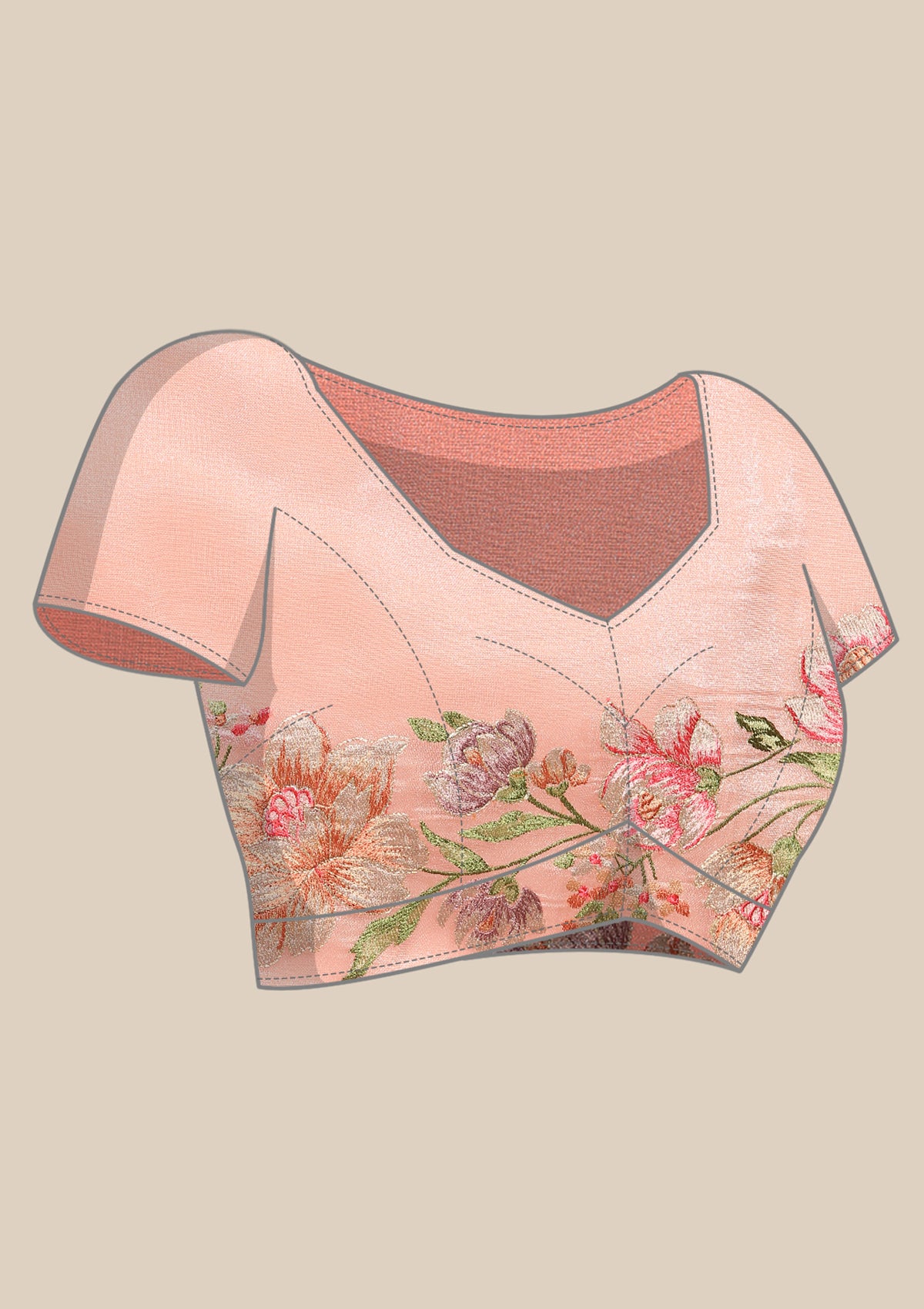 Tissue Saree