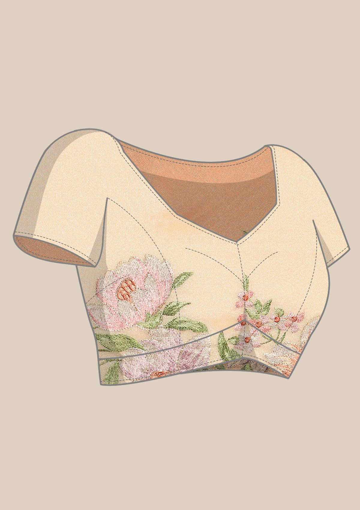 Tissue Saree