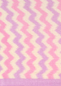 Cream Contrast Zigzag Printed Art Tussar Matka Silk Saree - Taashi