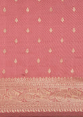 Mauve Traditional Pattern Woven Tussar Saree - Taashi