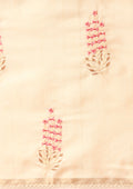 Cream Fancy Embroidery Tussar Saree - Taashi