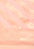 Pastel Pink Traditional Woven Tussar Saree - Taashi