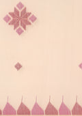 Beige Kasuti Pattern Woven Tussar saree - Taashi