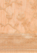Peach Floral Woven Tussar Saree - Taashi