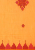 Yellow Kasuti Pattern Woven Tussar saree - Taashi