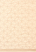 Cream Fancy Embroidery Tussar Saree - Taashi