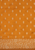 Mustard Butta Woven Tussar Saree - Taashi