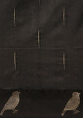 Black Jacquard Pattern Tussar Saree - Taashi