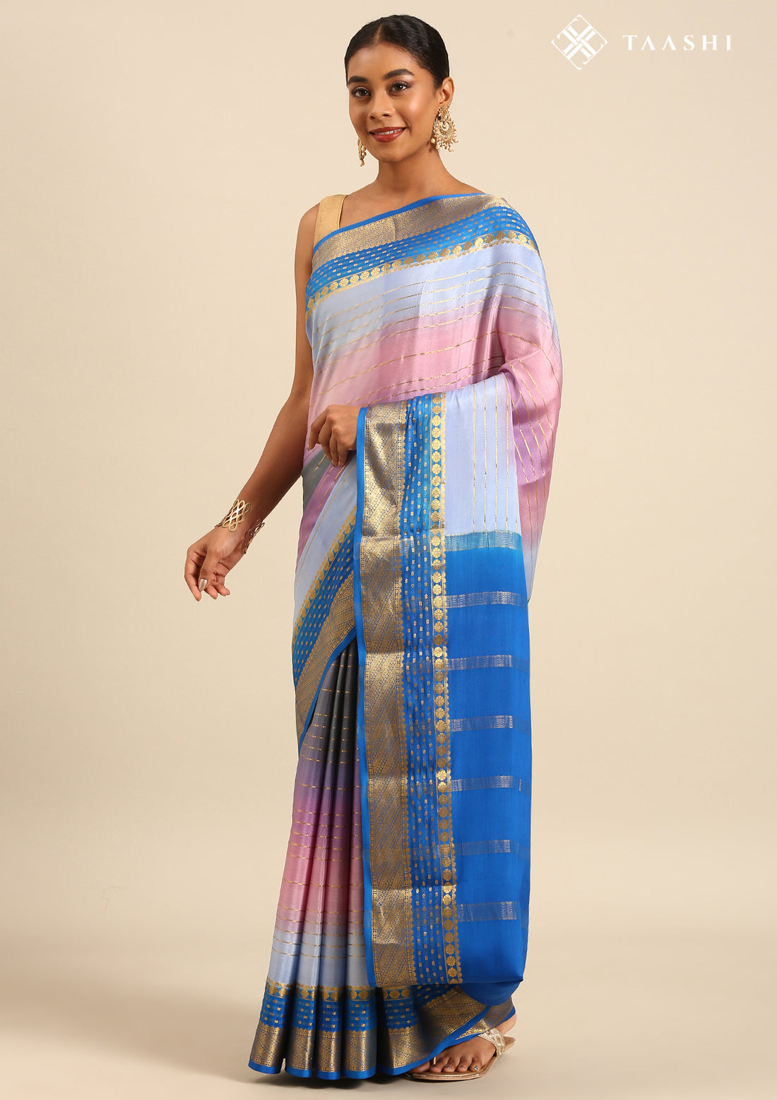 Woven Mysore Silk Saree