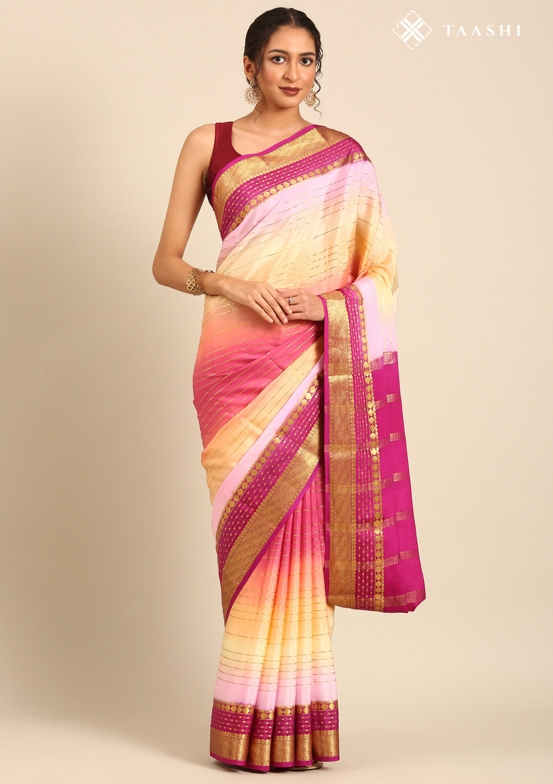 Woven Mysore Silk Saree
