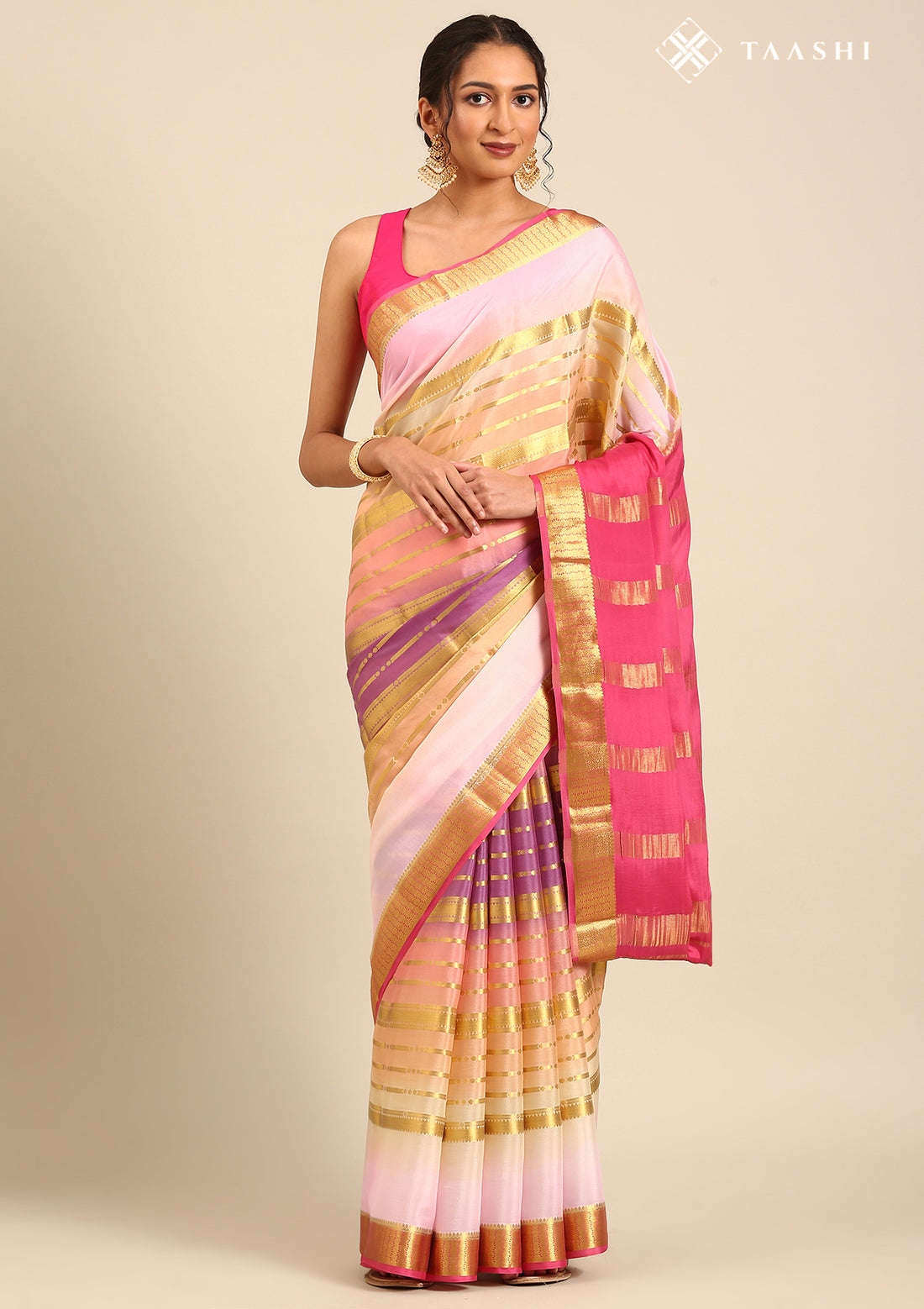 Woven Mysore Silk Saree