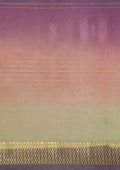 Soft Color Changing Mauve And Pista Colors Striped Woven Mysore Silk Saree - Taashi