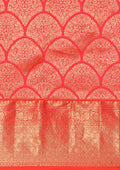 Orange Kanchipuram Saree - Taashi