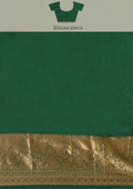 Dark Green Kanchipuram Saree - Taashi